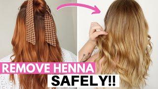 How to Remove Henna Naturally and SAFELY - Tips from a Henna Expert