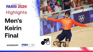 Harrie Lavreysen Wins GOLD MEDAL  Track Cycling Mens Keirin #Paris2024