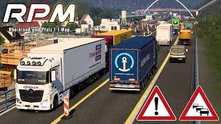 ETS2 1.50 I RPM - Rheinland & Pfalz 11 Map  LIVE 2716 EURO TRUCK SIMULATOR 2