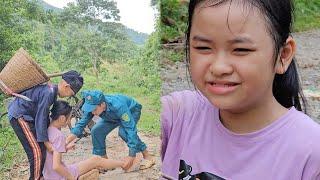 The Poor Boy Picking Wild Longans to Sell - Helping the Girl Who Had an Accident.