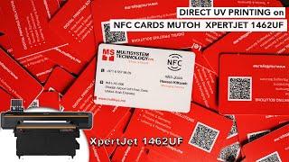 Direct UV Printing on NFC Cards Mutoh XpertJet 1462UF