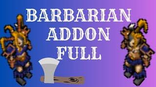 BARBARIAN ADDON FULL   --   BARBARIAN OUTFIT COMPLETO  - TIBIA