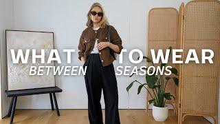 TRANSITIONAL LOOKS FOR IN-BETWEEN SEASONS  WINTER TO SPRING OUTFIT IDEAS