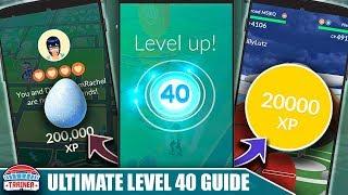FASTEST WAY TO *LEVEL 40* COMPLETE RANK UP STRATEGY FOR MAX XP  POKÉMON GO