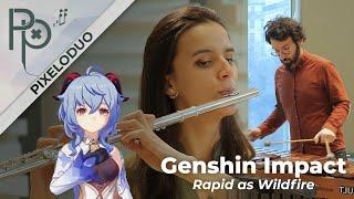 Genshin Impact - Rapid As Wildfires  PixeloDuo Flute Marimba @Pixelophonia