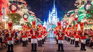 4K Once Upon a Christmastime Parade - 2019 Mickeys Very Merry Christmas Party