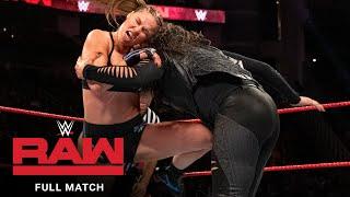 FULL MATCH - Ronda Rousey & Ember Moon vs. Nia Jax & Tamina Raw Dec. 3 2018