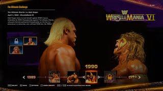 WWE 2K24 Showcase  Hulk Hogan Vs. Ultimate Warrior  40 years of Wrestle Mania