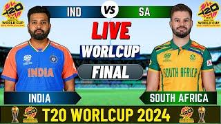  Live India vs South Africa T20 World Cup Final Live Match Score  IND vs SA Live match Today