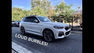 2019 BMW X3 M40i POV Drive Cold Start Revs and LOUD Burbles