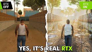 GTA San Andreas with REAL RTX ON Path Tracing