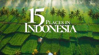 15 Most Beautiful Places to Visit in Indonesia 4K   Ubud  Nusa Penida  Raja Ampat
