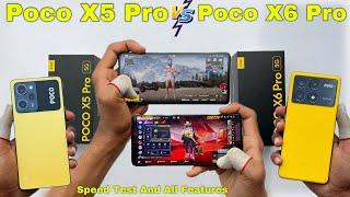 Poco x6 pro vs Poco x5 pro speed test and comparison all features game turbo and performance