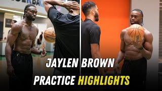 Jaylen Brown Celtics Practice Highlights  Behind the Scenes