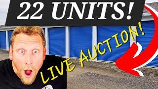 22 Units 84 BIDDERS & 91 DEGREES  Live abandon Storage Wars Locker Auction