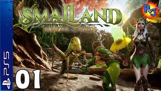 Lets Play Smalland Survive the Wilds PS5  Console Co-op Multiplayer Gameplay Episode 1 P+J