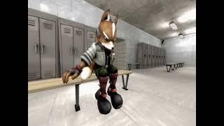 MMD Fox McCloud farts in the banking