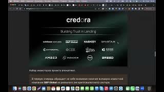 Обзор проекта CREDORA I Новая аллокация открывается 15.01.2024