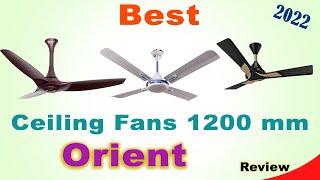 Best Orient Ceiling Fan In India 2022  Top Fan  Ceiling Fan  1200mm Fan  Fan Brand In India