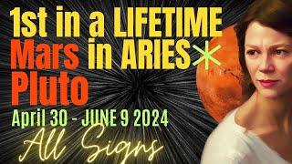 Boost Your Power  Mars In Aries flows to Pluto In Aquarius  Horoscope April 30  - June 9th