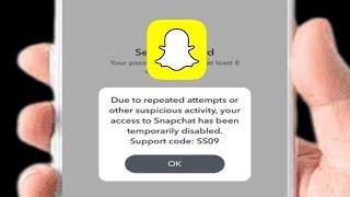 How to Fix Snapchat Support Code SS09 Error in Andriod & iOS 2023