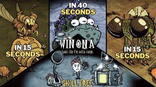 NEW WINONA IS A MASTERPIECE Defeating Bosses in 15 seconds - Dont Starve Together  BETA