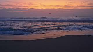 Post-Sunset Glow on the Beach - Nature ASMR 4 hours at 4K