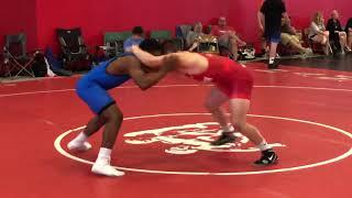 160 Dez Gartrell Columbus Wrestling Club vs. Brody Conley BTW U16 Freestyle State 51919