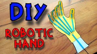 How To Make a Robotic Hand  DIY Paper Robot Hand  Science Project