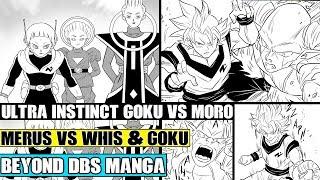 Beyond Dragon Ball Super Ultra Instinct Goku Vs Moro On Earth Grand Priest And Whis Confront Merus