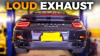 SpeedTech exhaust on Porsche 911 Turbo S