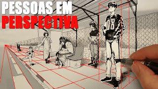 Como Desenhar Pessoas em Perspectiva