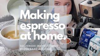 DeLonghi EC155 - Espresso making how to