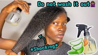 Leave in conditioner for DOUBLE HAIR GROWTH  how to make aloe Vera leave in conditioner easy