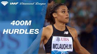 20 year-old Sydney McLaughlin wins the 400m hurdles final in Zurich - IAAF Diamond League 2019