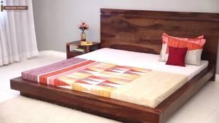 Bed Without Storage Get Best offers on Florian Bed Without Storage Online @ Wooden Street