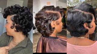 Beautiful Short Hairstyles for Black African American Women in 2024 #shorthair #shorts