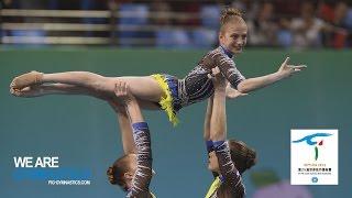 HIGHLIGHTS - 2016 Acrobatic Worlds Putian CHN – Womens Groups - We are Gymnastics