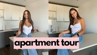 REALISTIC APARTMENT TOUR moving out at 18  girly pink aesthetic
