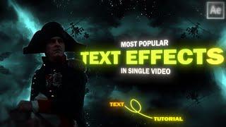 Tiktok Text Effects tutorial after effects