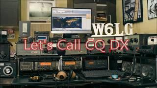 Ham Radio Basics--W6LG Calls CQ DX and a Very Good Friend Answers DJ4OA