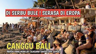 BALI DI SERBU BULE  PANTAI CANGGU BALI