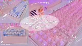 Unboxing Epomaker KiiBoom Phantom 81 V2 Pink & EK68 Kit w Pink Accessories  Kawaii Keyboards
