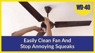 How To Clean A Fan And Stop Squeaks?  WD-40  Chalees On Problem Gone