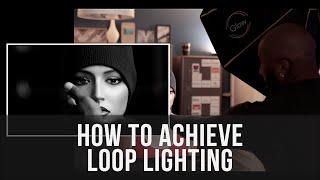 How To Achieve Loop Lighting  Portrait Lighting Mini Series