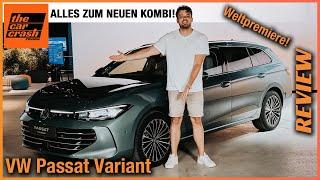 VW Passat Variant im Test 2024 Alle Infos zum NEUEN Kombi Review  Innenraum  Kofferraum  B9