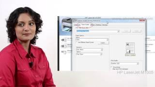 HP Laserjet M1005 - Adjusting Print Settings - Preview