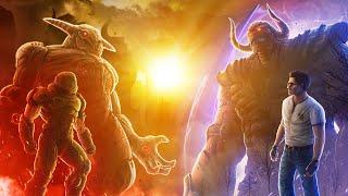 Doom Eternals Final Boss VS Serious Sam 4s Final Boss