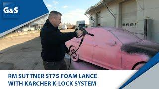 RM Suttner ST75 using the Karcher K-Lock system.