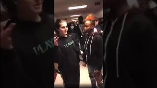 Pray for her dawggg #whitegirl #fight #fighting #hood #schoolfights #subscribe #youtubeshorts